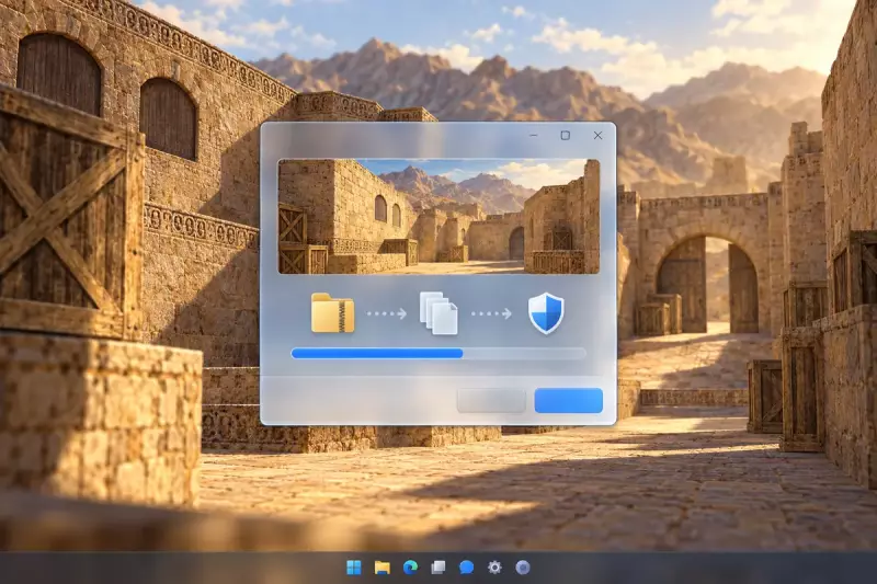 Окно установщика КС 1.6 на рабочем столе Windows 11